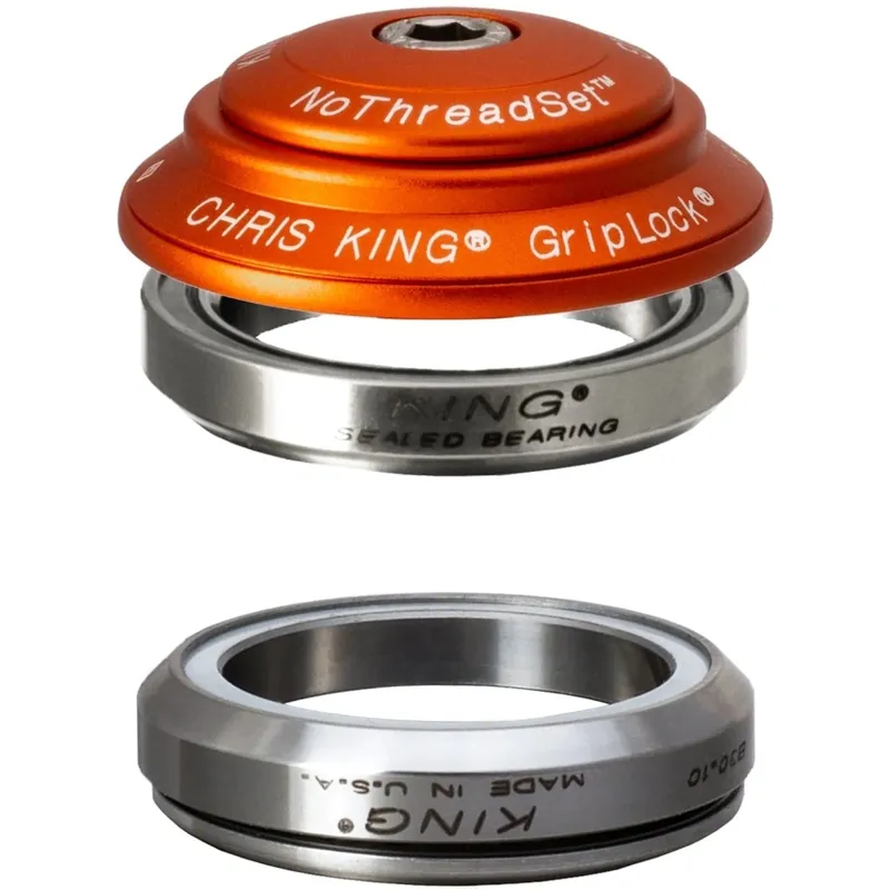 Chris King DropSet 6 Steuersatz - 1 1/8 Zoll - IS41/28.6 IS41/30 - matte mango Direkt Vom Hersteller