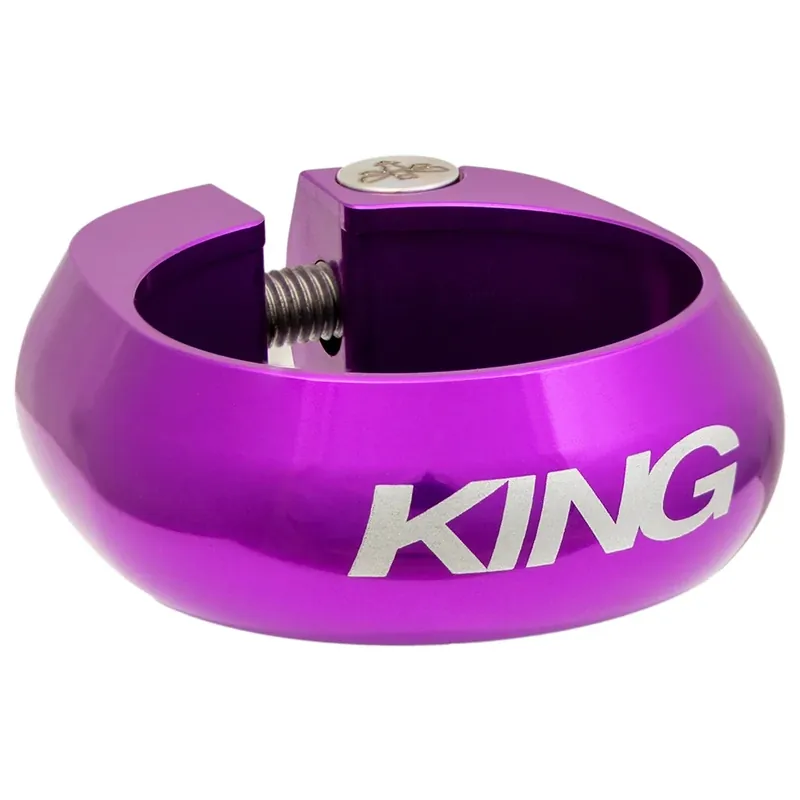 Highlight Chris King Sattelklemme - 36.4mm - 3d violet