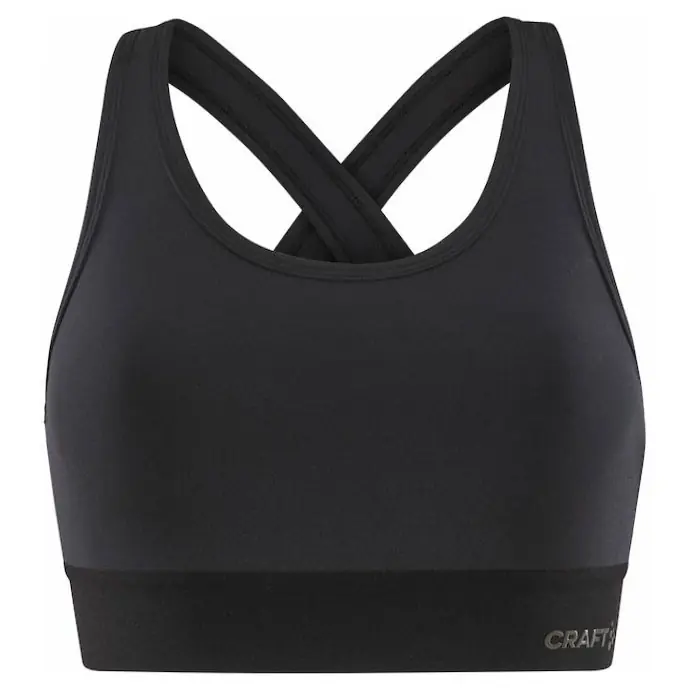 CRAFT Training Padded Sport-BH Damen - Schwarz Markenware