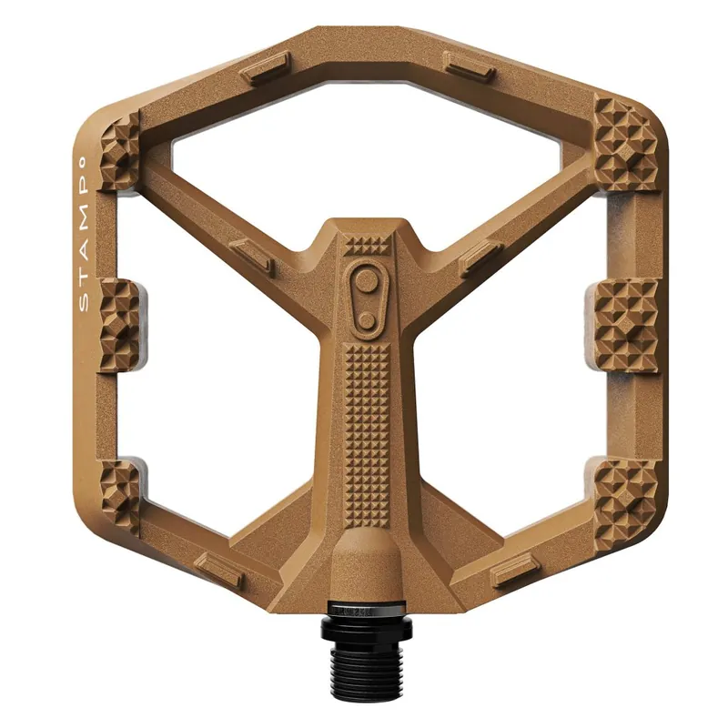 Letzte Chance Crankbrothers STAMP 0 Large - Flatpedal - braun
