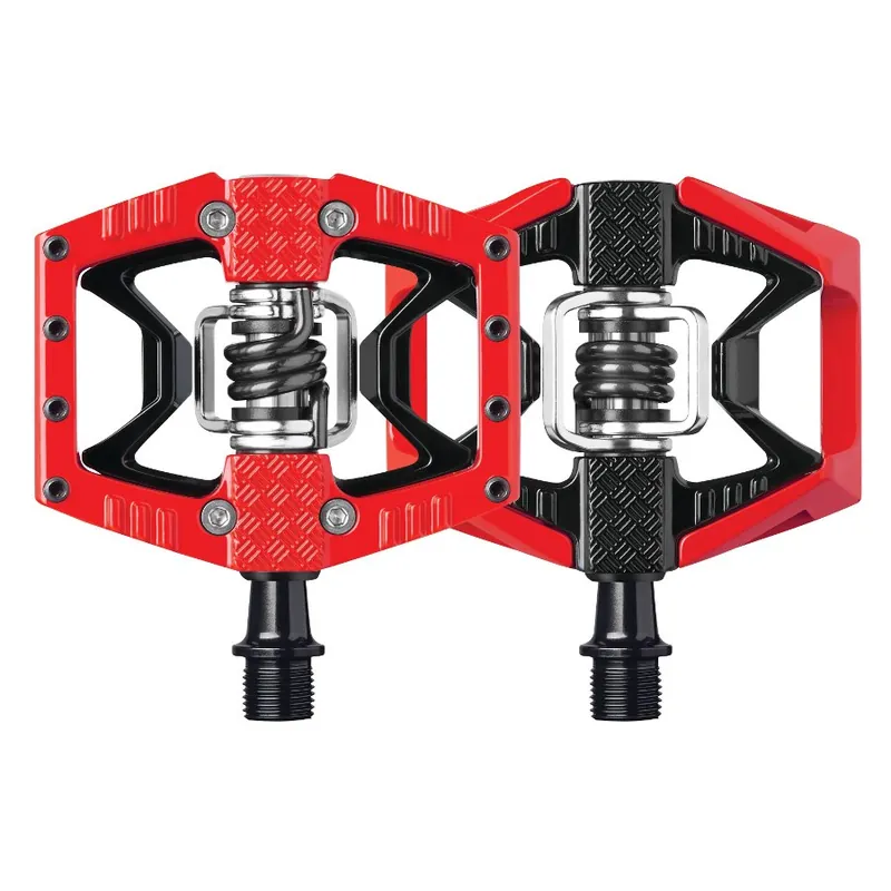 Must-Have Crankbrothers Double Shot 3 Pedal - rot/schwarz