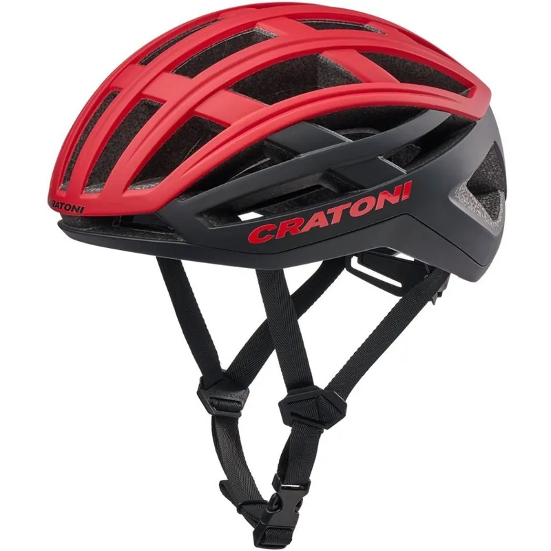 CRATONI C-AirLite Fahrradhelm - red-black matt Geprüft