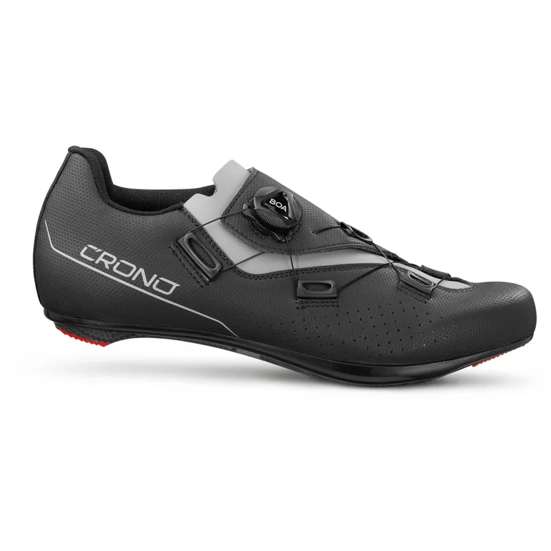 Crono CR3 Rennradschuhe - Black/Silver Wochenendangebot