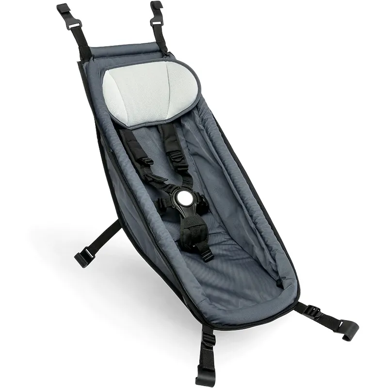 Meistverkauft Croozer Kraams Babysitz für Kinderanhänger - graphite blue
