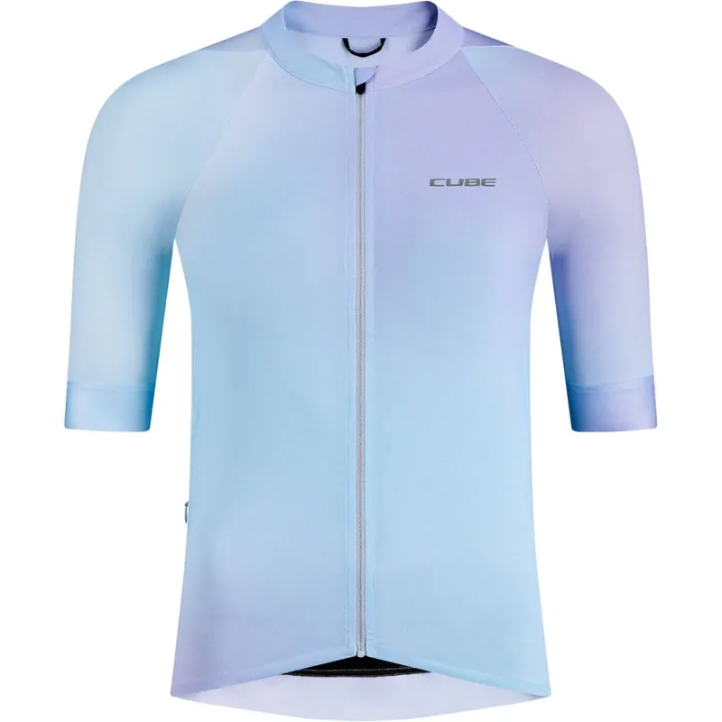 Nur Für Kurze Zeit CUBE ROAD/XC Teamline Kurzarm-Trikot Damen - blue´n´purple