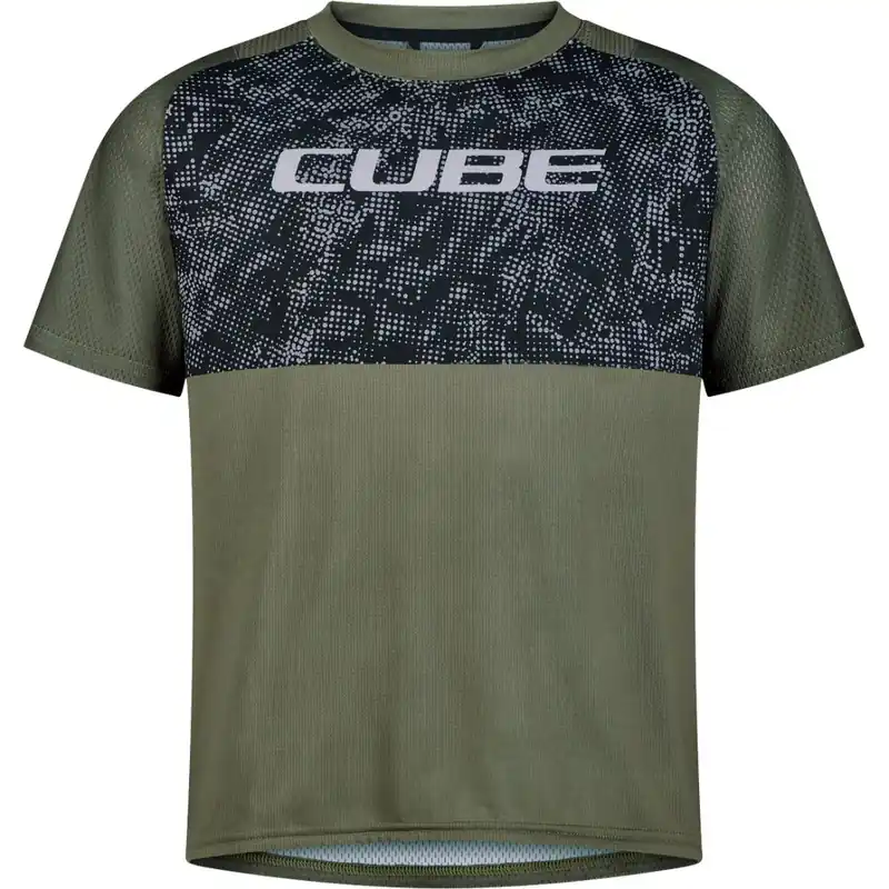CUBE ROOKIE MTB Trikot TM Junior - reed green Finale Aktion