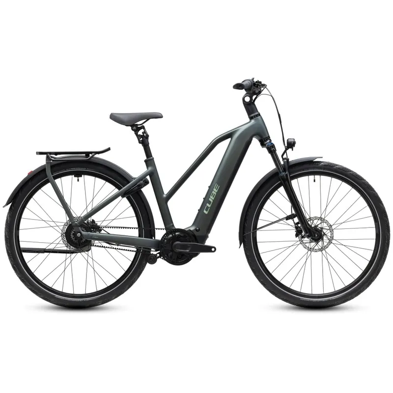 Neu CUBE KATHMANDU HYBRID Deluxe Pro 800 - Trapeze - Trekking E-Bike - 2027 - blackforest / chrome