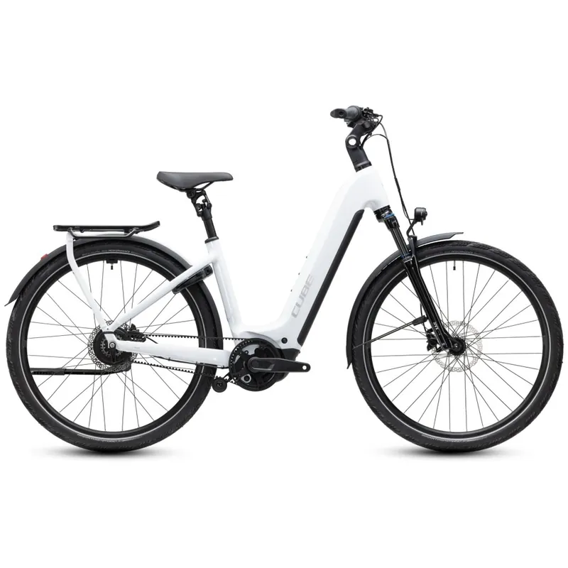 Beliebt CUBE KATHMANDU HYBRID Deluxe Pro 800 - Easy Entry - Trekking E-Bike - 2027 - metallicwhite / chrome