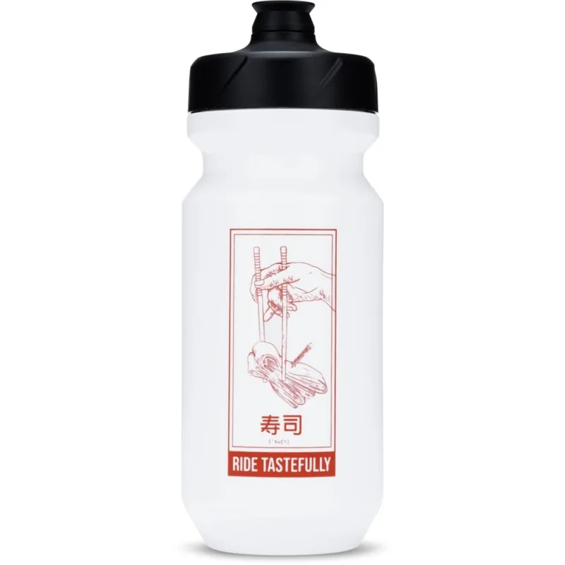 Rabatt CUBE Flow Trinkflasche 500ml - white´n´red