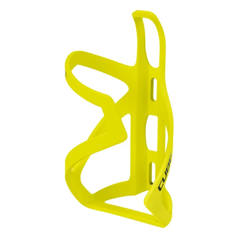 Solange Der Vorrat Reicht CUBE Flaschenhalter HPP Sidecage - matt neon yellow´n´glossy black