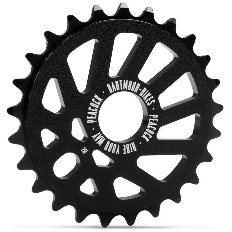 Dartmoor Peacock Kettenblatt - BMX/Dirt Singlespeed - 25 Zähne schwarz Jetzt Kaufen