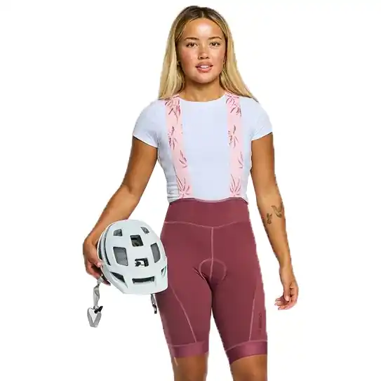Sale DHaRCO QOM Trägershorts Damen - Wild ginger/Pink Palm