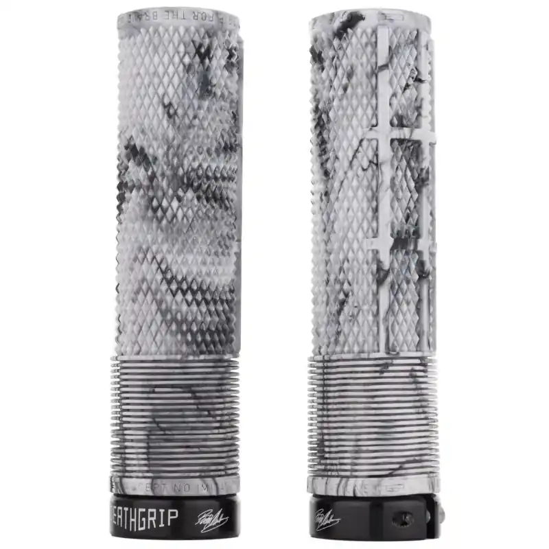 DMR Brendog Deathgrip Flangeless - Griffe - Dünn - Weich - snow camo Knallerangebot