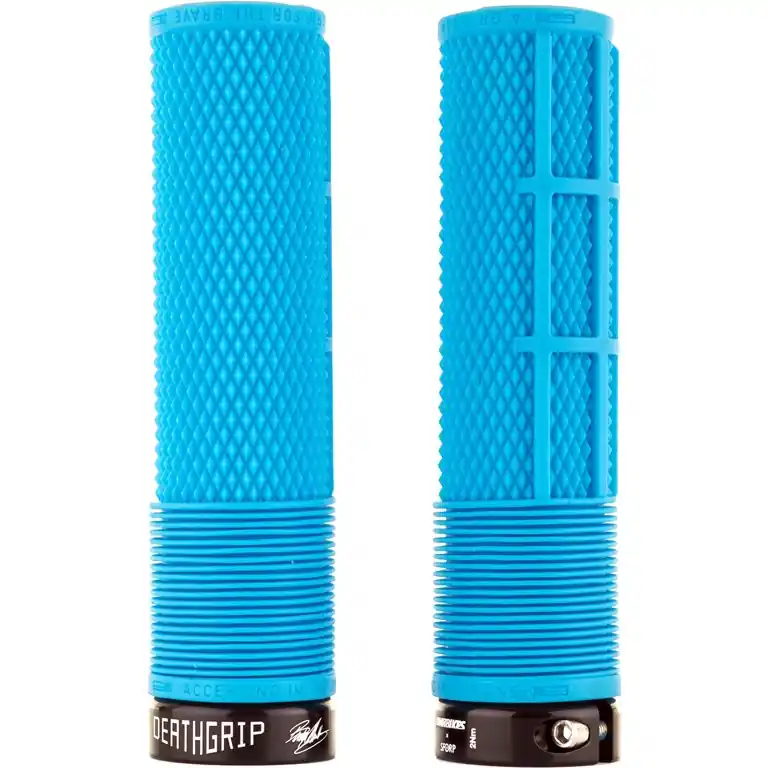 DMR Brendog Deathgrip Flangeless - Griffe - Dick - Weich - cyan Versand Am Gleichen Tag