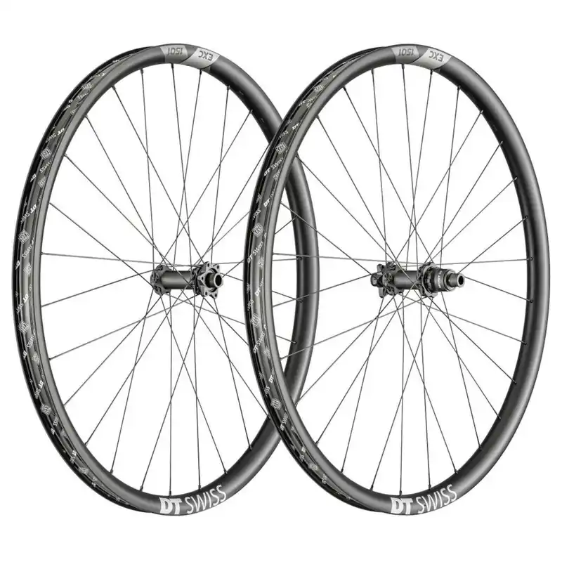 DT Swiss EXC 1501 SPLINE ONE Laufradsatz - 27.5" Carbon - Hookless Centerlock - 15x110mm / 12x148mm Boost - XD / Micro Spline Markenware