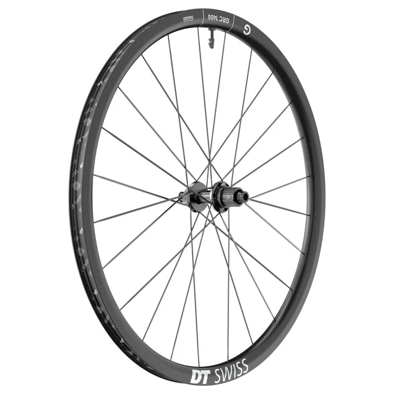 Schnäppchen DT Swiss GRC 1400 DICUT 30 Hinterrad - 27.5" Carbon Centerlock - 12x142mm - Micro Spline