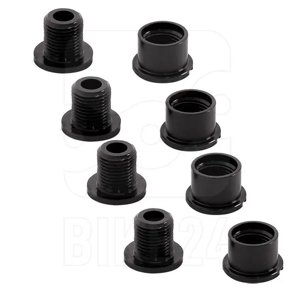 Easton Aluminium Kettenblattschraubenset (4 Stück) - M8 x 8,5 Markenprodukt