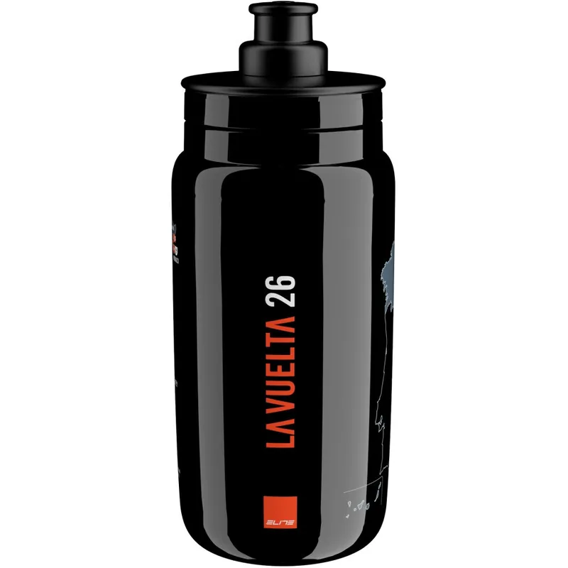 Bestseller Elite Fly Vuelta Trinkflasche - 550 ml - schwarz