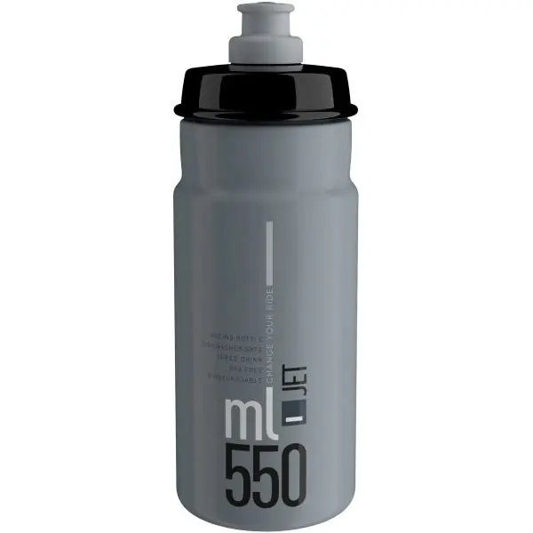 Top-Angebot Elite Jet Trinkflasche - 550ml - grau/schwarz