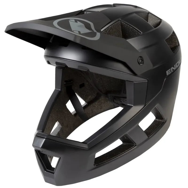 Preiswert Endura SingleTrack MIPS® Full Face Helm - schwarz