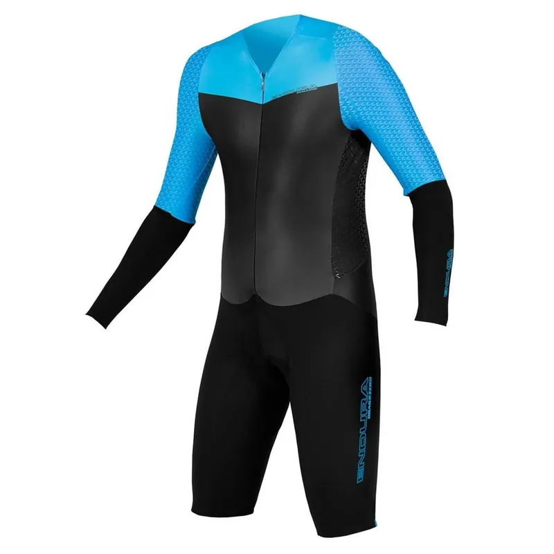 Preisreduziert Endura D2Z Encapsulator Zeitfahranzug Herren - neon-blau