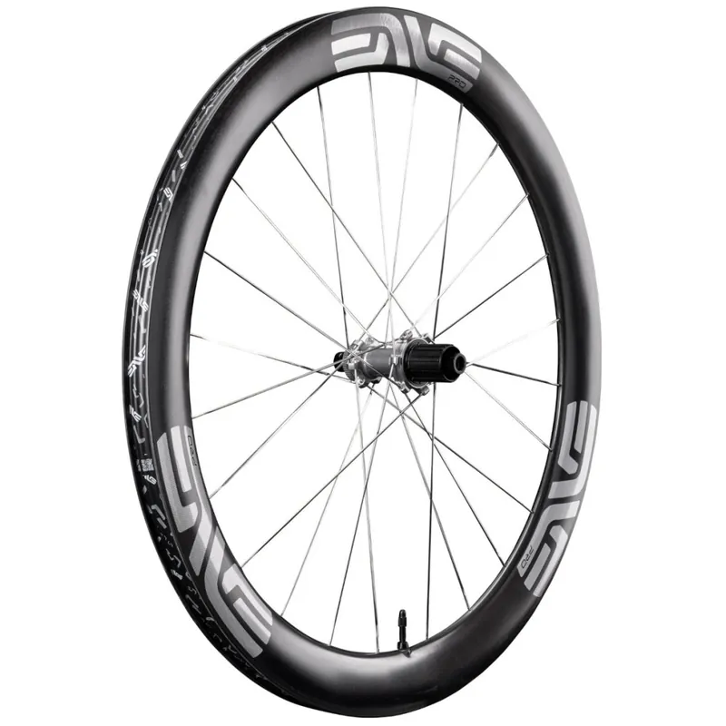 Neue Ware ENVE SES 4.5 PRO - Hinterrad - 28" Carbon Hookless Centerlock 12x142mm - Silber - SRAM XDR