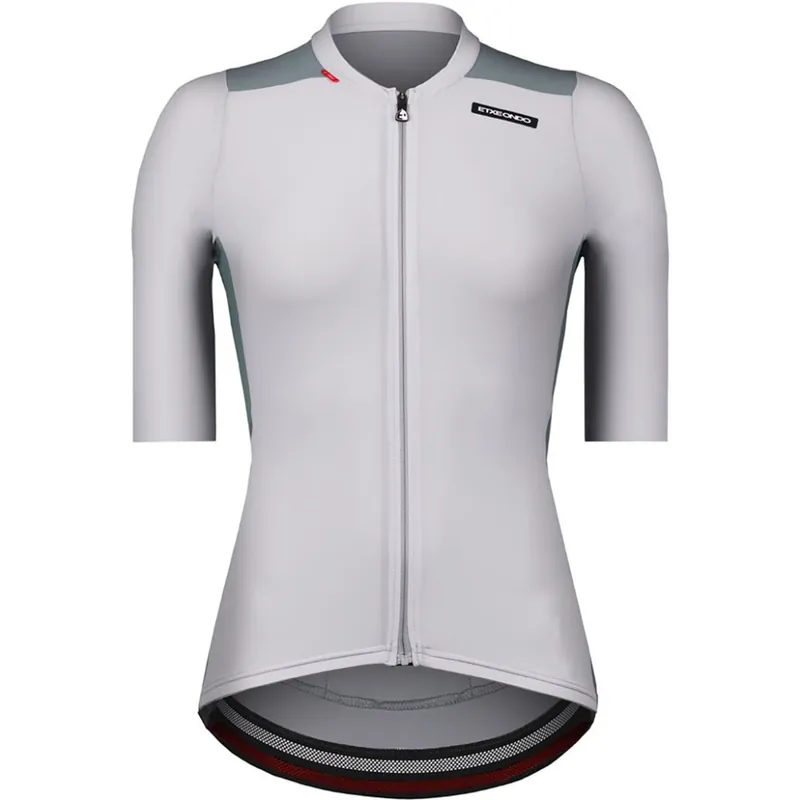Geprüft Etxeondo Alda 110 Color Edition Kurzarmtrikot Damen - Grey Cloud/Stone Grey