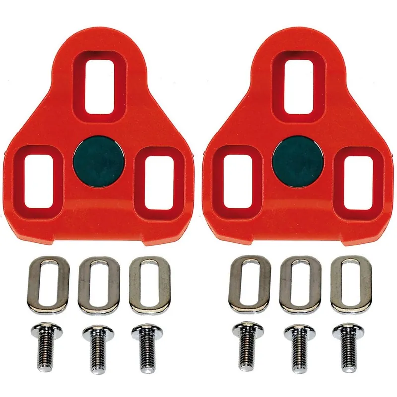 Exustar E-ARC10 Pedalplatten - 7° Bewegungsfreiheit - rot Versand Am Gleichen Tag