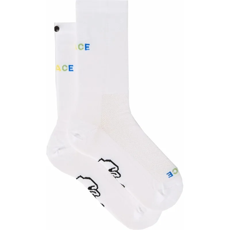 FINGERSCROSSED Rolling Harmony Fahrradsocken - Weiß Sonderaktion