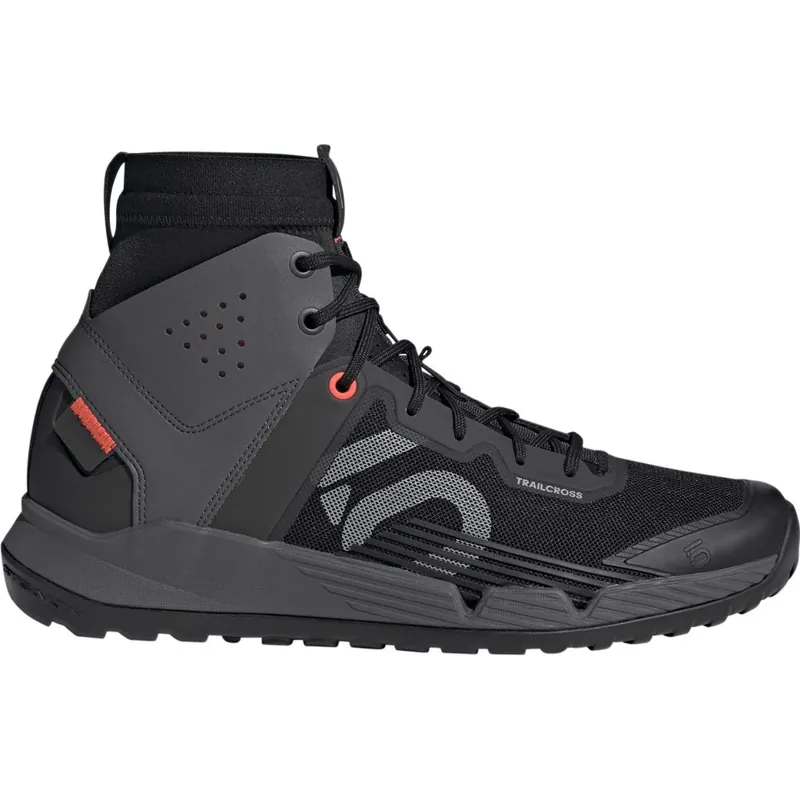 Five Ten Trailcross Mid Pro - Mountainbiking Schuhe - Core Black / Grey Two / Solar Red Bestpreis