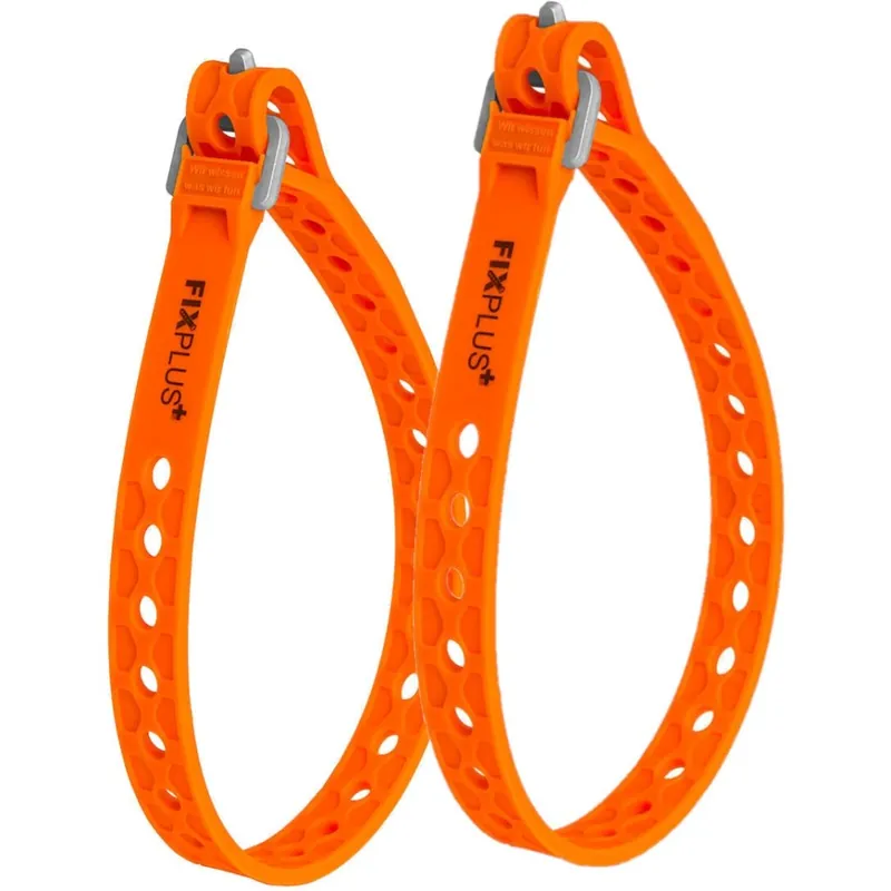 Preis Gesenkt FixPlus Nano/Slim Fit Strap Gummizurrband 30cm - 2 Stück - orange