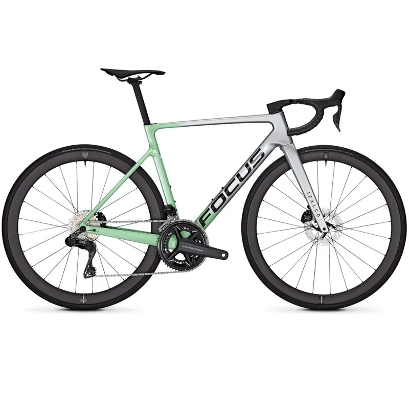 FOCUS IZALCO MAX 9.7 - Ultegra Di2 - Carbon Rennrad - 2027 - nepalsilver / mintgrey Saisonangebot