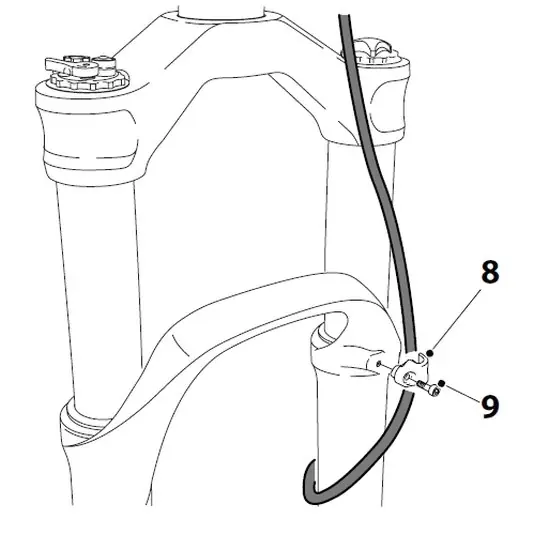 Preis Gesenkt Formula Brake Hose Guide - Kabelführung für Selva und Nero Gabeln - SB40009-00