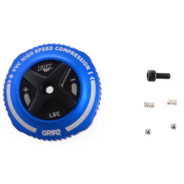 Bestpreis FOX Topcap Interface Teile für Grip2 VVC HSC / LSC Federgabeln - 2021 - 820-05-669-KIT - blau