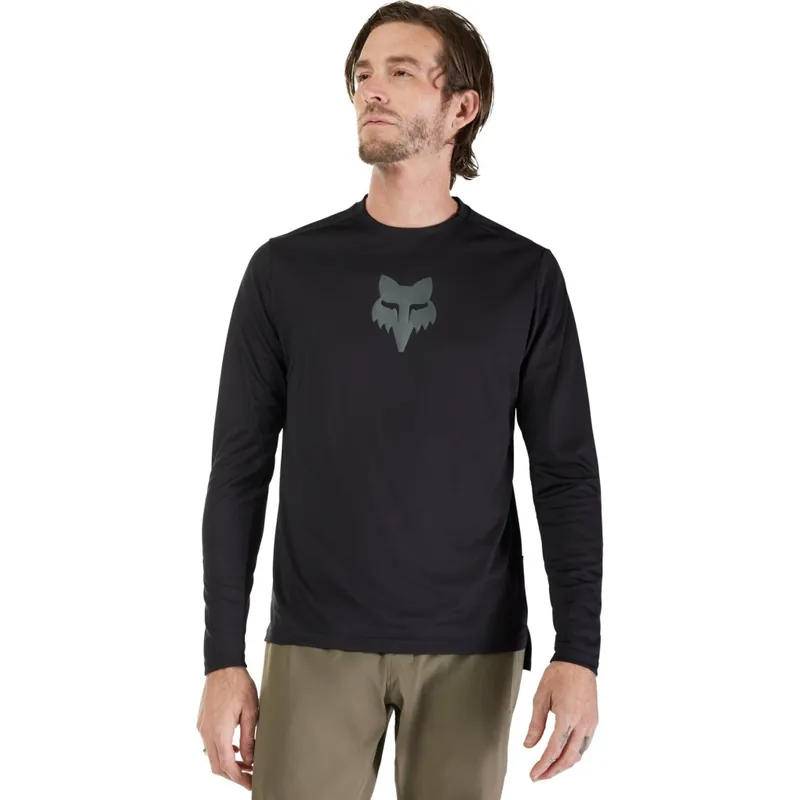 FOX Ranger MTB Langarmtrikot Herren - schwarz Top-Preis