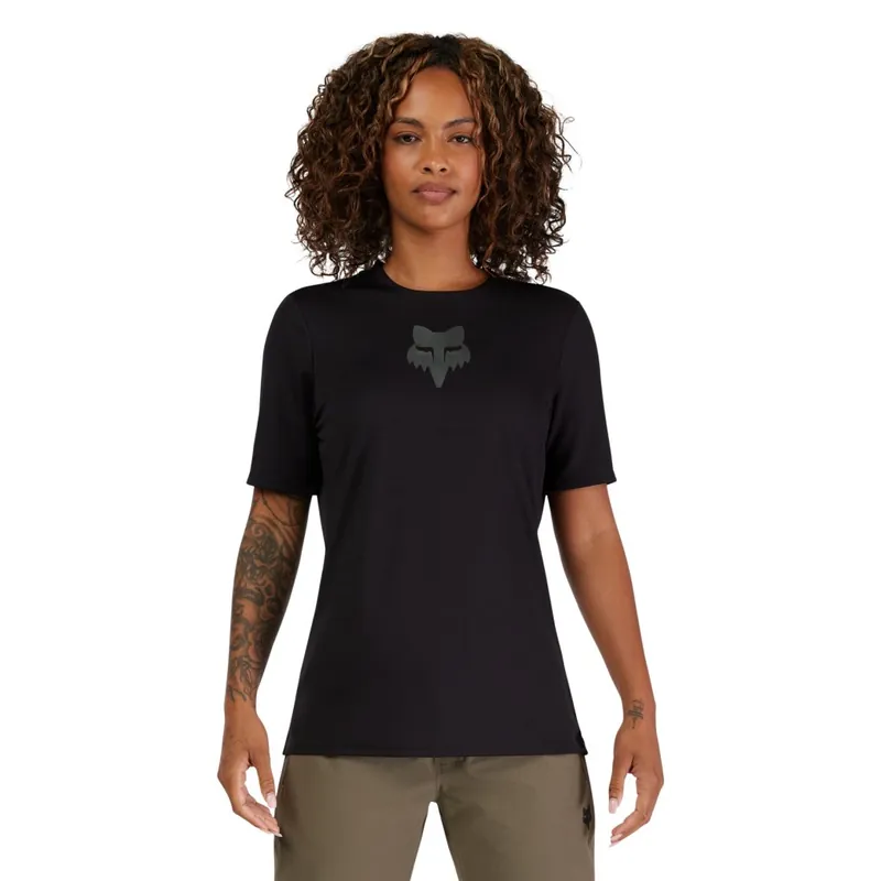 Geprüft FOX Ranger Head MTB Kurzarmtrikot Damen - black
