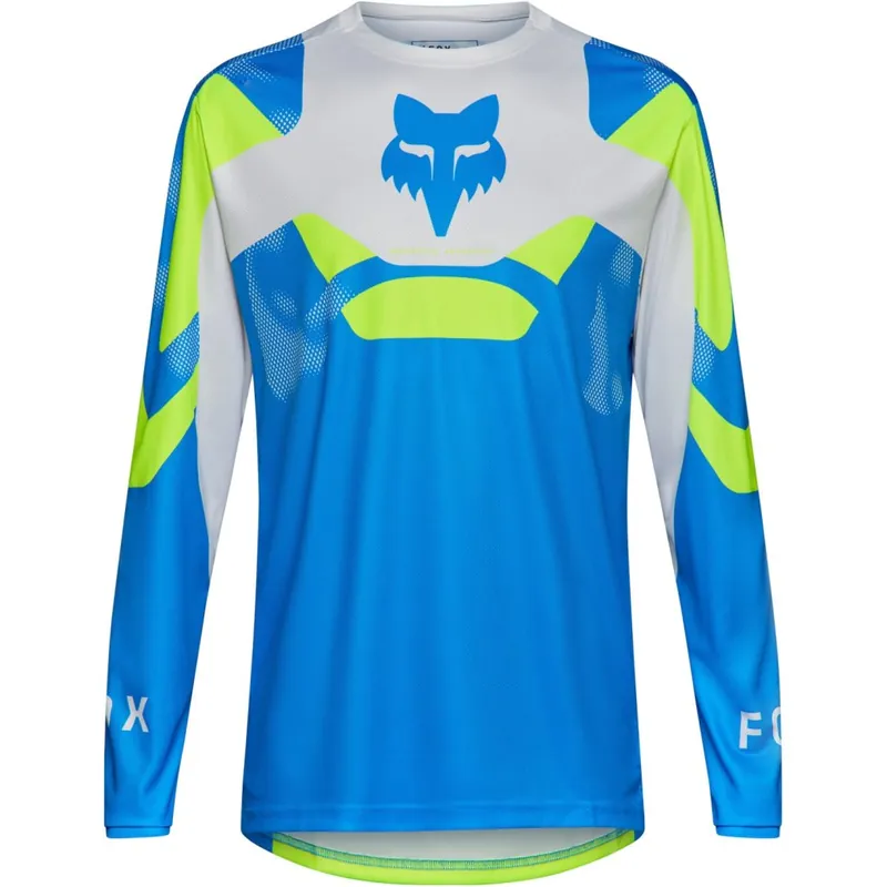 FOX Ranger MTB Langarmtrikot Herren - Tactile - blue jewel Begrenztes Angebot
