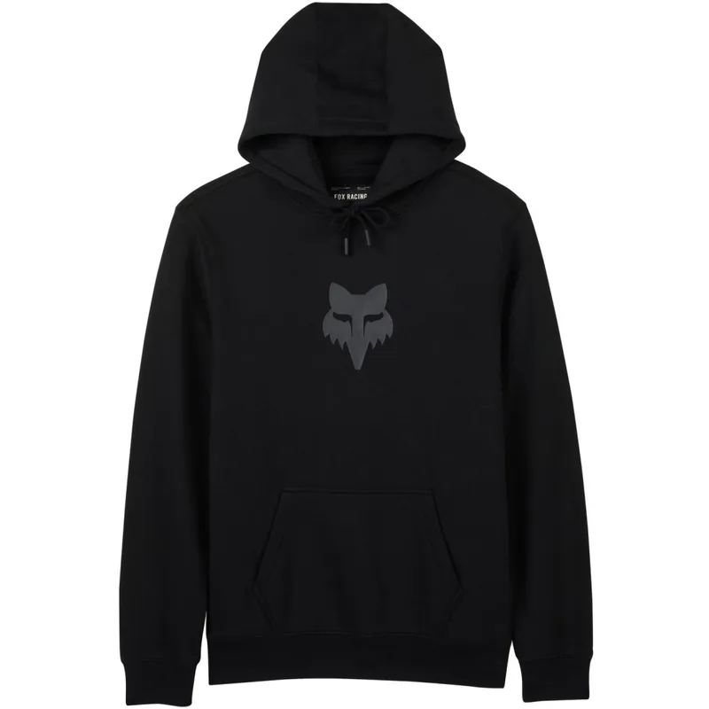 Super-Preis FOX Head Fleece Hoodie Herren - schwarz/schwarz