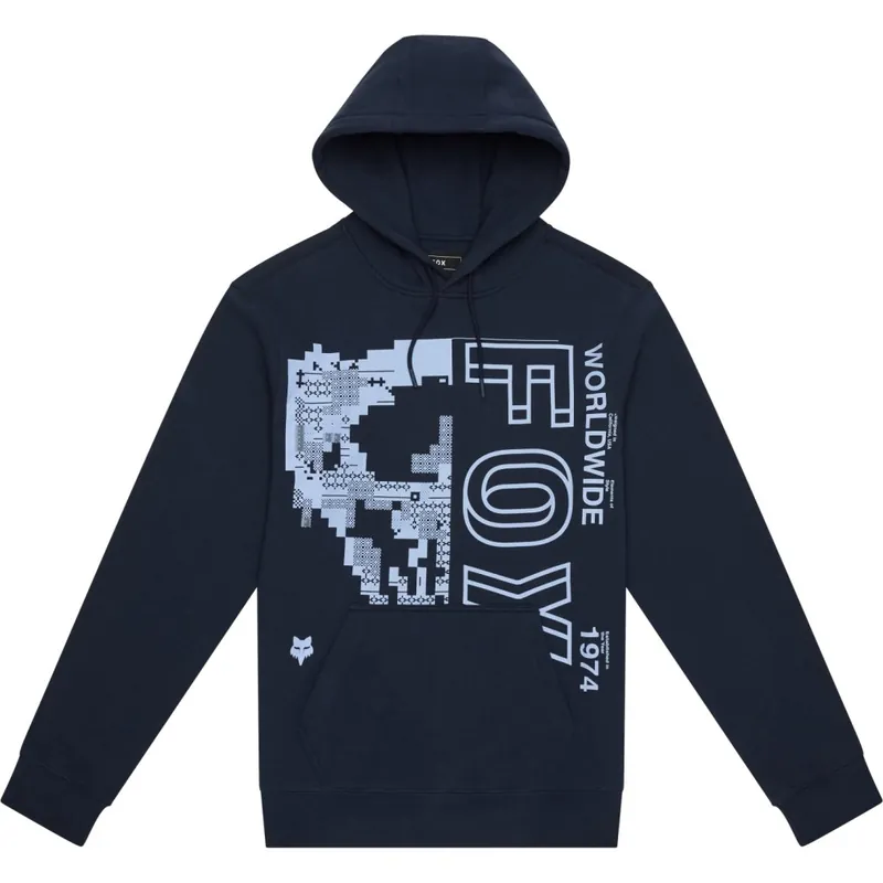 Kracherpreis FOX Image Skull Fleece Hoodie Herren - midnight