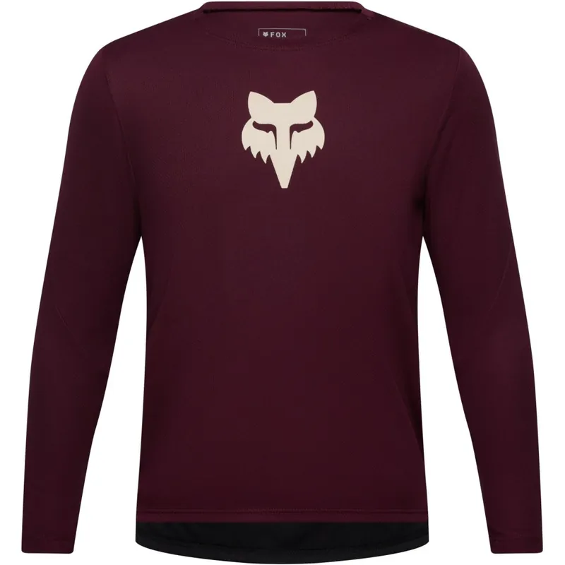 FOX Ranger MTB Langarmtrikot Kinder - dark maroon Angebot