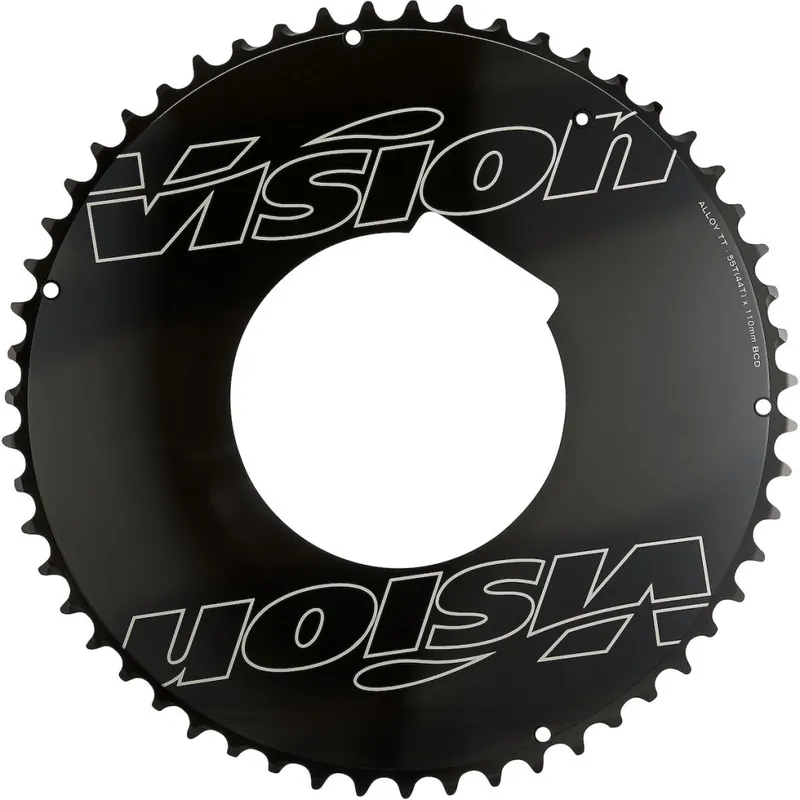 Letzte Chance FSA Powerbox Aero äußeres Kettenblatt 110mm - ABS - 10/11-fach - 55 Zähne für 55-44Z/Vision Logo