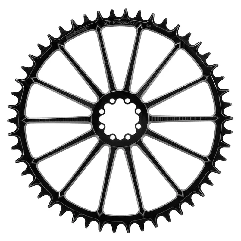 Heißes Angebot Garbaruk Road/CX/Gravel Kettenblatt - Direct Mount / Rund / Narrow-Wide - für SRAM AXS - schwarz