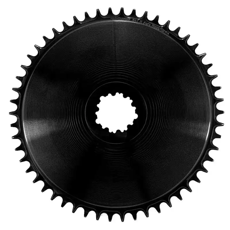 Zertifiziert Garbaruk AERO Road Kettenblatt - Direct Mount / Rund / Narrow-Wide - für SRAM GXP - schwarz