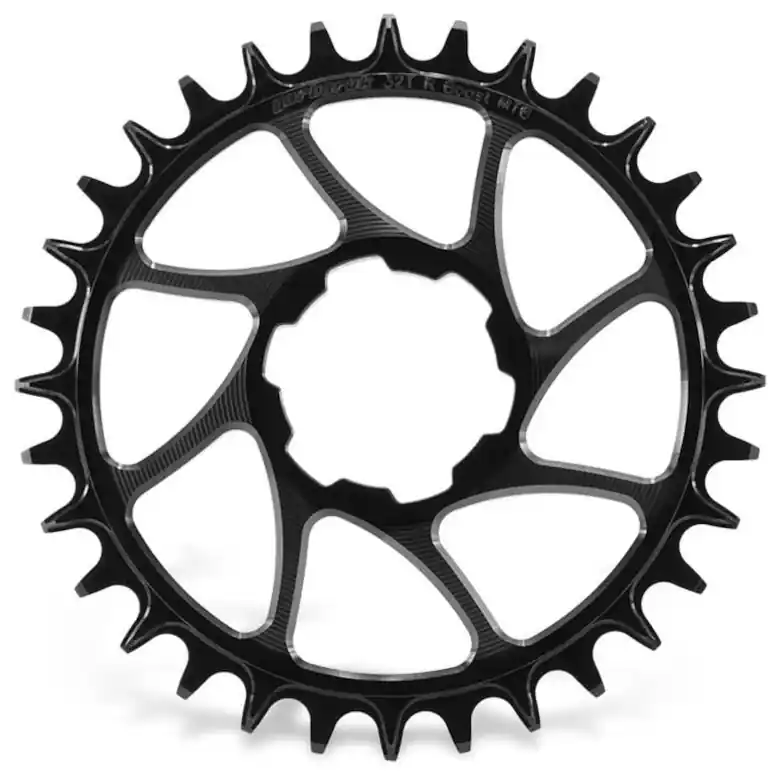 Garbaruk MTB Kettenblatt - Direct Mount / Rund / Narrow-Wide / Boost - für Hope - schwarz Wochenendangebot