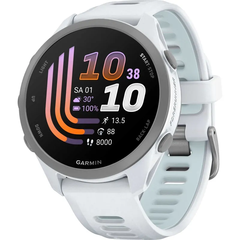 Sonderangebot Garmin Forerunner 170 Music GPS Laufuhr - Steinweiss/Cloud Blue
