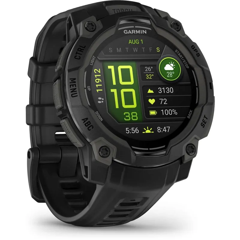 Top-Preis Garmin Instinct 3 AMOLED GPS Smartwatch - 45mm - Kohle/Schwarz