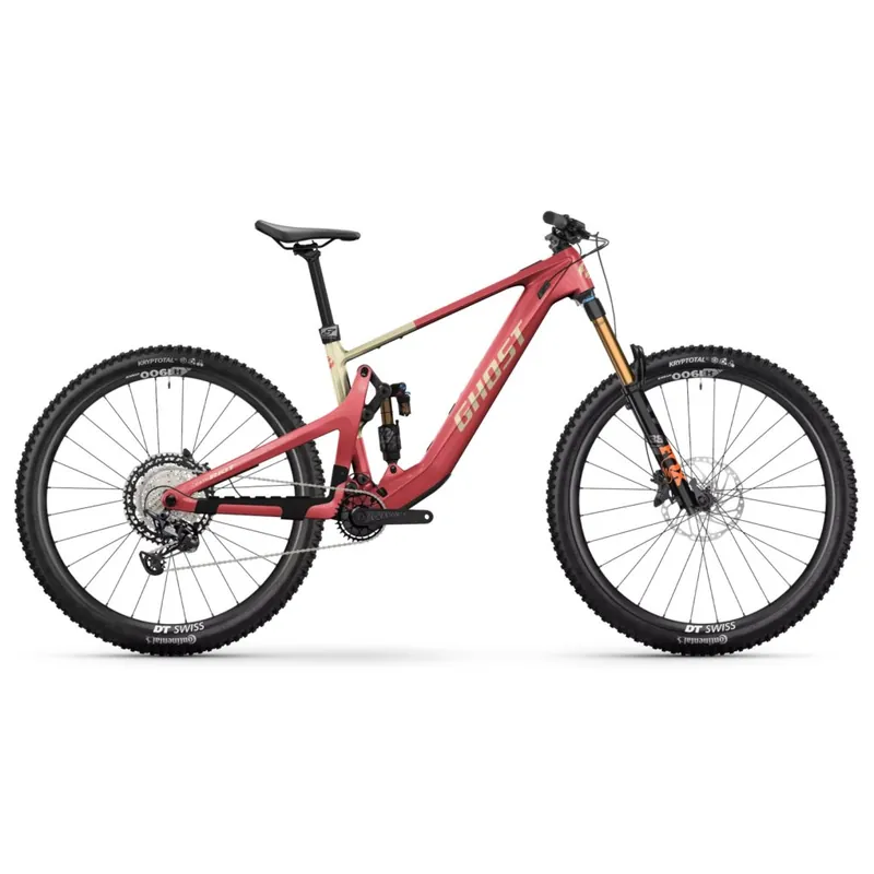 Beliebt Ghost PATH RIOT CF Full Party - Carbon E-MTB - 2025 - seismic red / yellow glacial sand - glossy