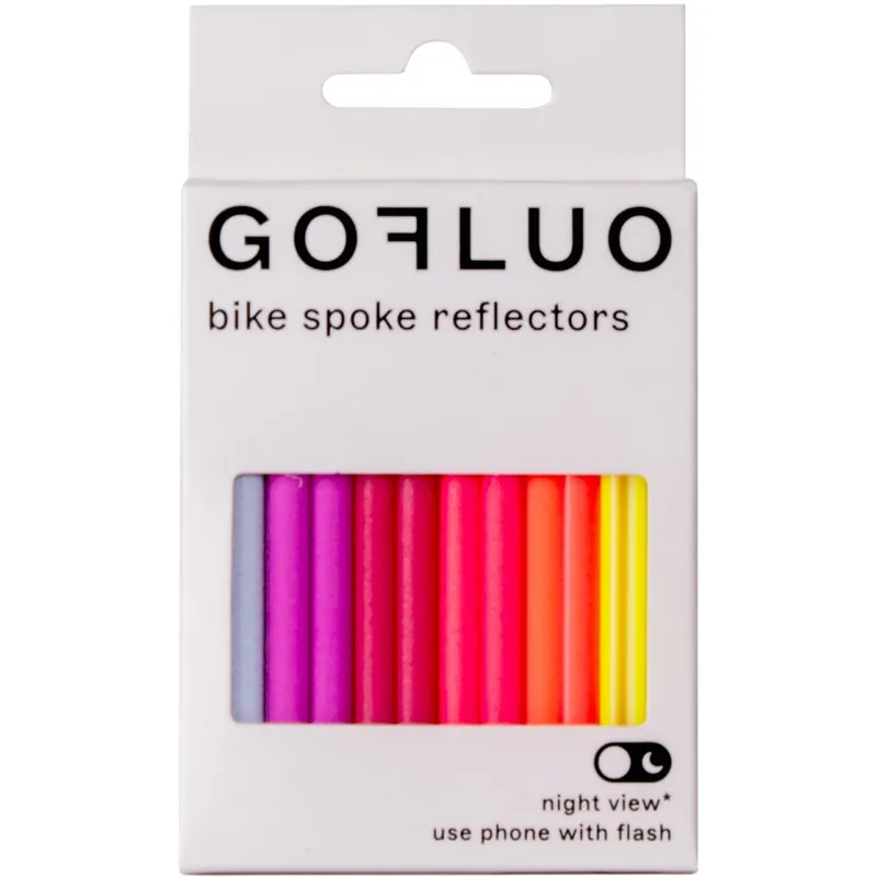 Gofluo Casper Speichenreflektoren - Multi Coral Reflective Letzte Chance