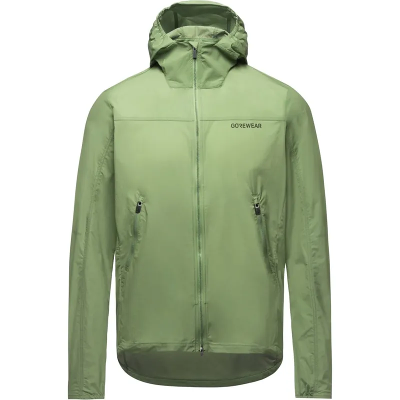 GOREWEAR FERNFLOW Windbreaker mit Kapuze Herren - engine green DB00 Top-Angebot