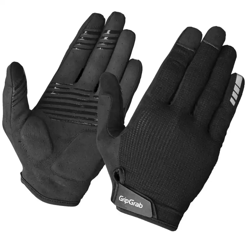 GripGrab EXPLR RC Max Padded Full Finger Handschuhe - Schwarz Super-Preis
